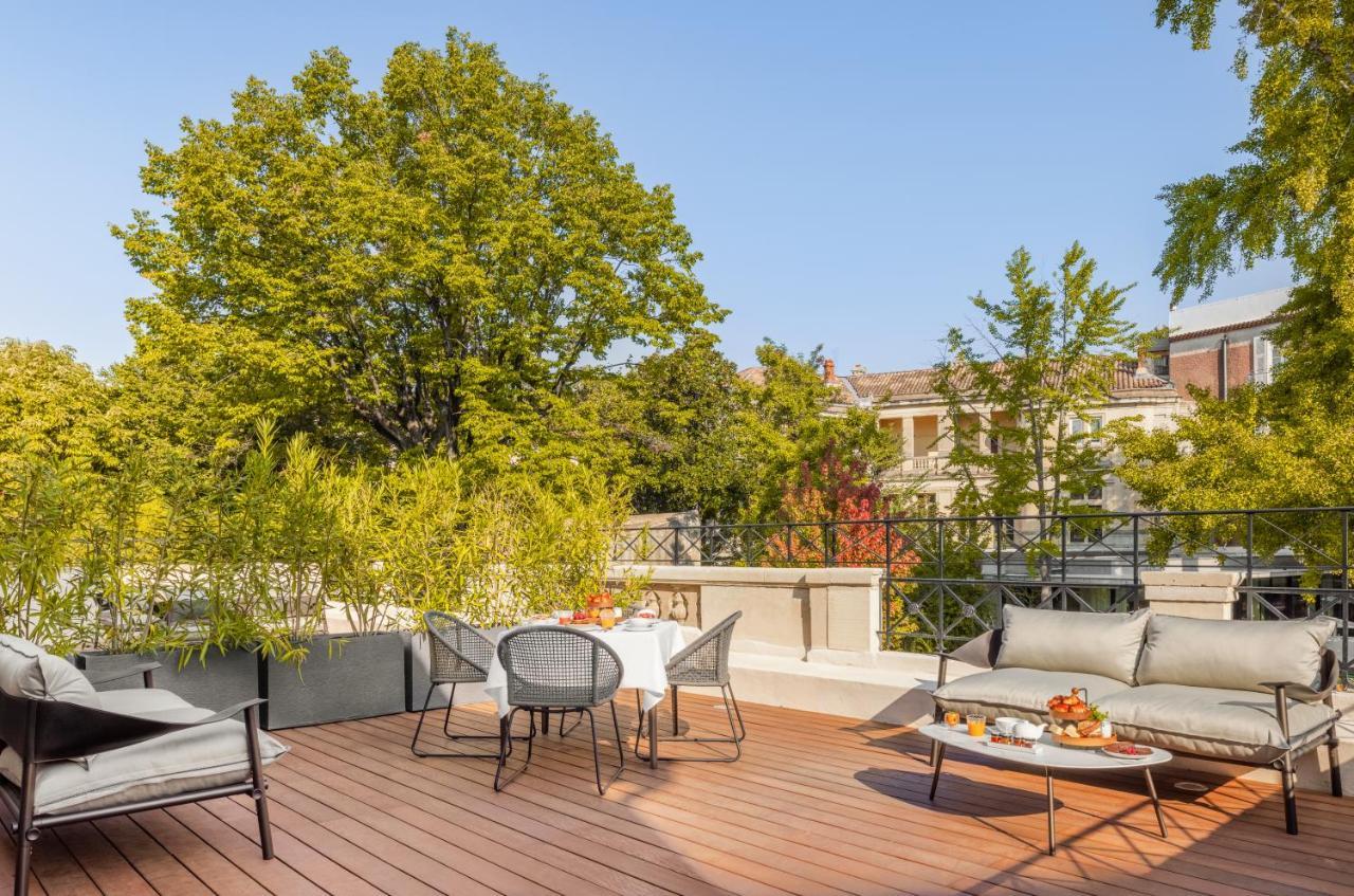 Maison Albar Hotels L'Imperator Nimes Exterior photo Rooftop terrace